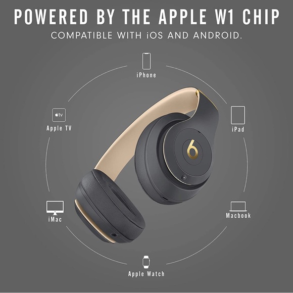 Beats Studio 3 wireless headphone - Shadow Gray - Picture 8 of 10